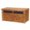Fireside Lodge Cedar Log Widescreen TV Stand