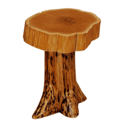 Fireside Lodge Cedar Stump Nightstand