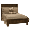 Fireside Lodge Frontier Low Profile Traditional Pine Bed