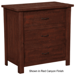 Fireside lodge frontier pine 3 drawer chest 47