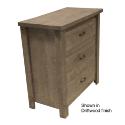 Fireside lodge frontier pine 3 drawer chest 53