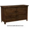 Fireside Lodge Frontier Pine 6 Drawer Dresser