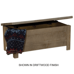 Fireside Lodge Frontier Pine Blanket Chest