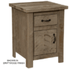 Fireside Lodge Frontier Pine Enclosed Nightstand