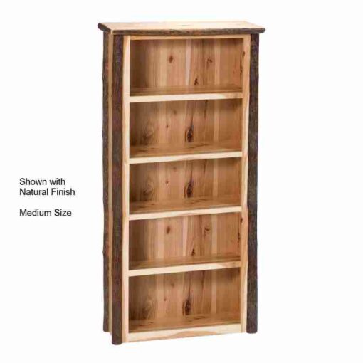 Fireside lodge hickory bookshelf