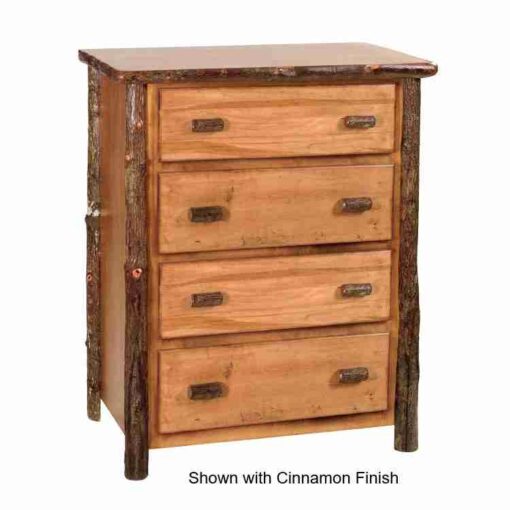 Fireside lodge hickory chest - 4 drawer