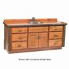 Fireside Lodge Hickory Log Bathroom Vanity - 5 Foot