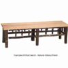 Fireside Lodge Hickory Log Bench