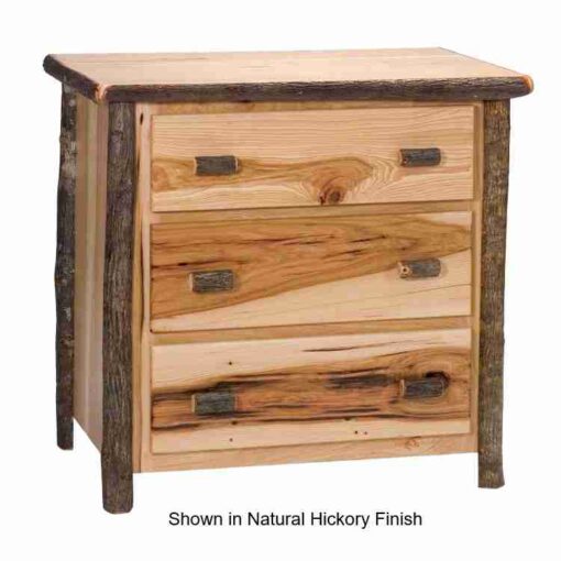 Fireside lodge hickory log chest - 3 drawers - image 3