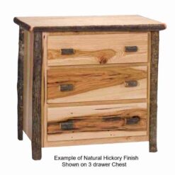 Fireside lodge hickory log chest 5 drawers 67
