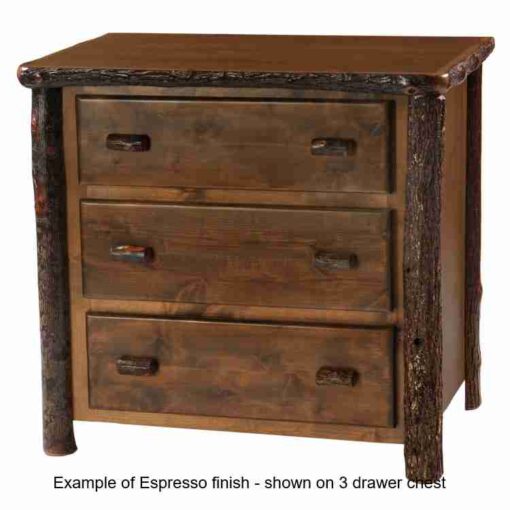 Fireside lodge hickory log chest - 5 drawers - image 4
