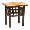 Fireside Lodge Hickory Log End Table