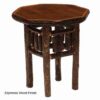 Fireside Lodge Hickory Log End Table - Octagon