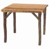 Fireside Lodge Hickory Log Game Table