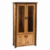 Fireside Lodge Hickory Log Gun Cabinet