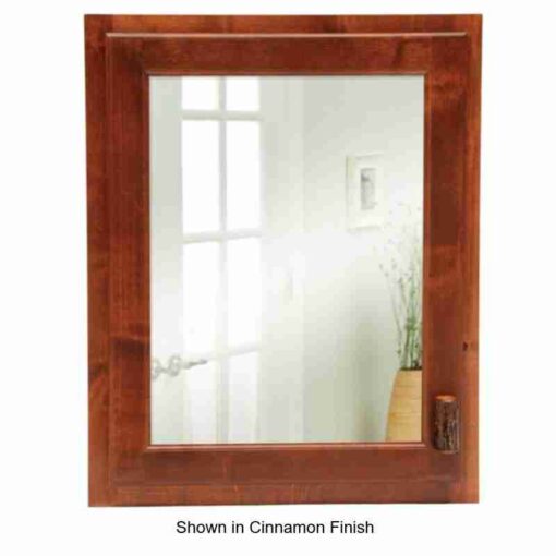 Fireside lodge hickory log inset medicine cabinet