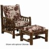 Fireside Lodge Hickory Log Lounge Chair