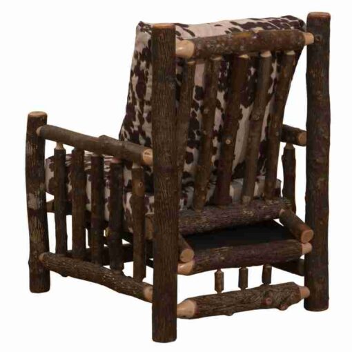 Fireside lodge hickory log lounge chair - image 3