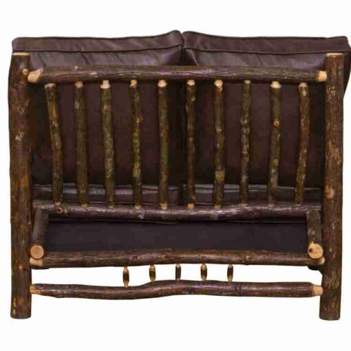 Fireside lodge hickory log loveseat - image 3