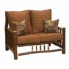Fireside Lodge Hickory Log Loveseat