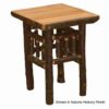Fireside Lodge Hickory Log Nightstand