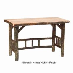 Fireside Lodge Hickory Log Open Writing Desk