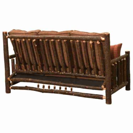 Fireside lodge hickory log sofa - image 2