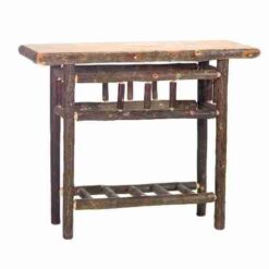 Fireside Lodge Hickory Log Sofa Table