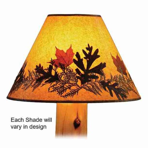 Fireside lodge hickory log table lamp - image 2