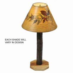 Fireside lodge hickory log table lamp 23