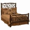 Fireside Lodge Hickory Log Twig Bed