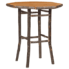 Fireside Lodge Hickory Round Log Pub Table