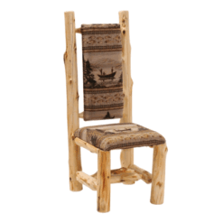 Fireside Lodge High Back Upholstered Side Chair