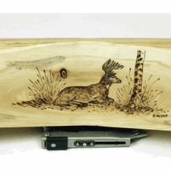 Fireside lodge log barstool with back 52