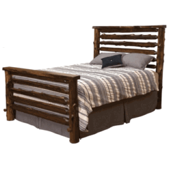 Fireside Lodge Modern Cedar Log Bed