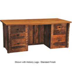Fireside lodge reclaimed executive desk 35