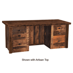 Fireside Lodge Reclaimed Executive Desk