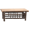 Fireside Lodge Rectangular Hickory Coffee Table