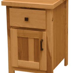 Fireside Lodge Simply Hickory Log Nightstand - Enclosed