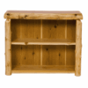 Fireside Lodge Small Cedar Log Bookshelf