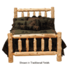 Fireside Lodge Traditional Cedar Log Bed