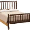 Fireside Lodge Traditional Hickory Log Bed