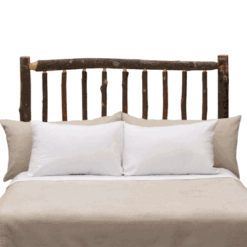 Fireside Lodge Hickory Log Traditional Headboard