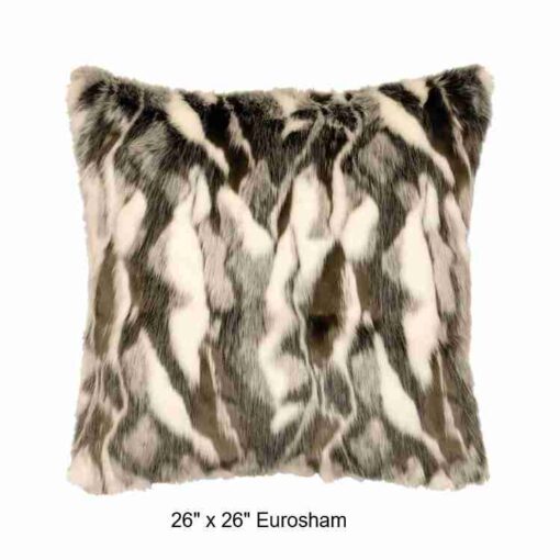 Forest fox faux fur throw blanket by wooded river - image 4