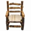 Aspen Grizzly Log Arm Chair - Set Of 2