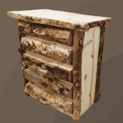 Grizzly aspen log bedroom set 124