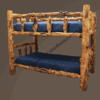 Aspen Grizzly Log Bunk Bed