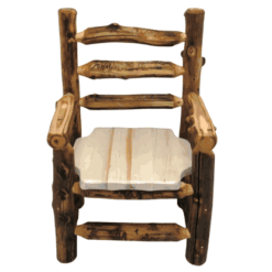 Grizzly aspen log dining table 182