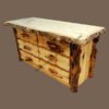 Aspen Grizzly Log Dresser - 6 Drawer