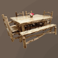 Aspen grizzly log furniture